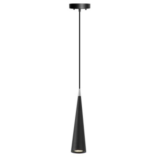 Black Cone Metal Single Geometric Pendant Light For Kitchen Island