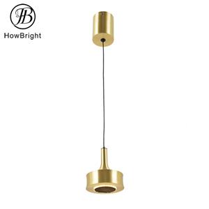Simple Design Gold Color Corded Pendant Lights For Kitchen