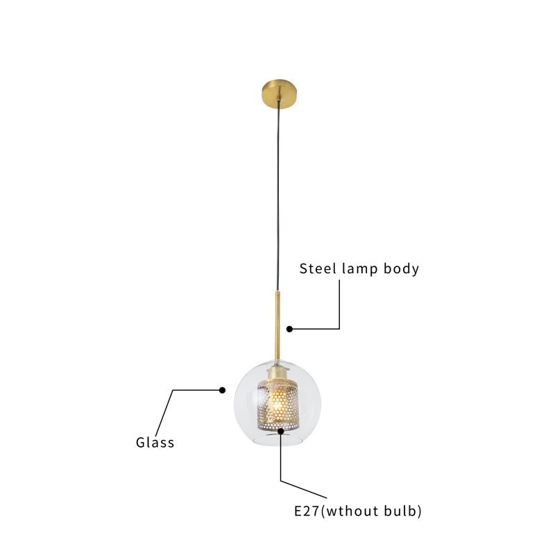 Glass Small Pendant Light