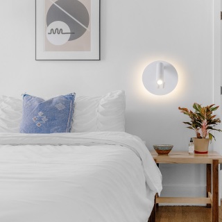 Aluminum 9W White Bedroom LED Wall Lamp