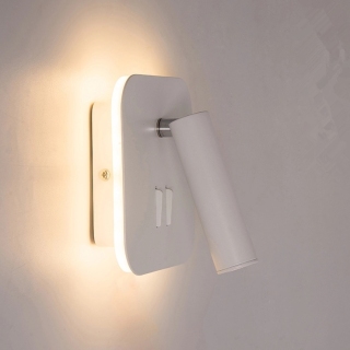 Aluminum 9W White Bedroom LED Wall Lamp