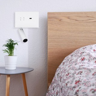 Morderm Wall Lamp Rechargeable Reading Sconce Lights With USB