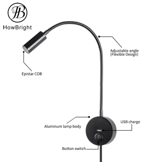 Small Black Wall Sconce Lighting Plug In For Bedroom