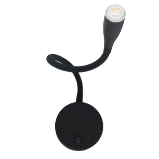 LED Decorative Chrome Goose Neck Wall Light