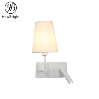 Bedside Double Sconce Wall Light With Switch Indoor