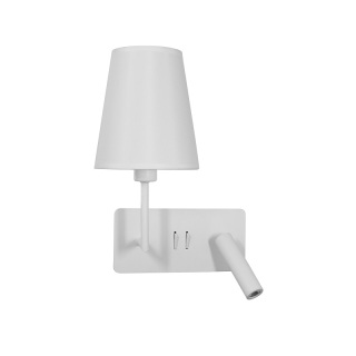 Bedside Double Sconce Wall Light With Switch Indoor