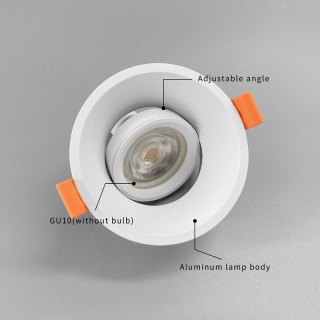 Black Adjustable Ceiling Spotlight Fixture