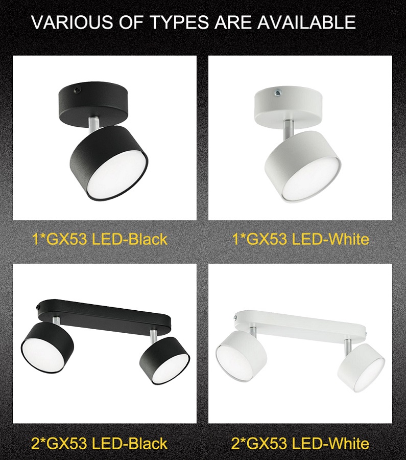 GX53 led spot lights