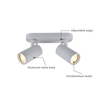 Dimmable Kitchen Ceiling Surface Spotlights