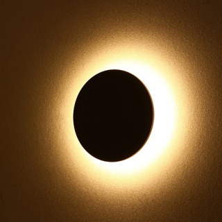 Modern Luxury Interior Aluminum 6W 12W 24W Round LED Wall Lamp