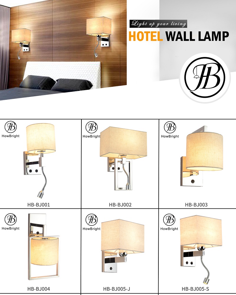 LED bedside reading wall lamp