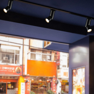 Contemporary Flexible Led Modern Black Industrial Track Lighting