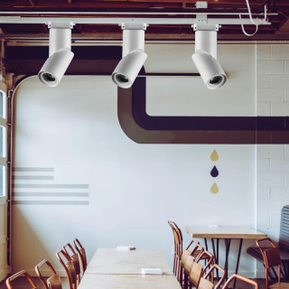 Contemporary Flexible Led Modern Black Industrial Track Lighting