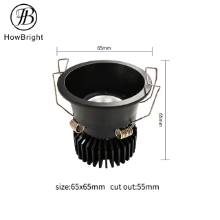 Downlight regolabile da incasso ultra sottile da 6 pollici