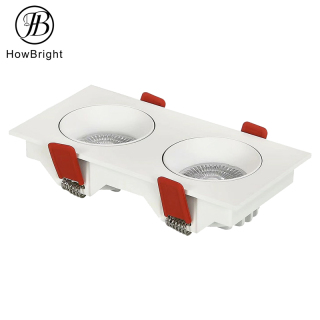 Triple Recessed Led Downlight Square Fittings