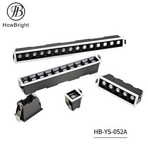 Lumières LED vers le bas blanc chaud directionnelles linéaires