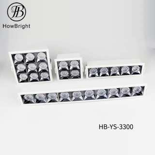 Lumières LED vers le bas blanc chaud directionnelles linéaires