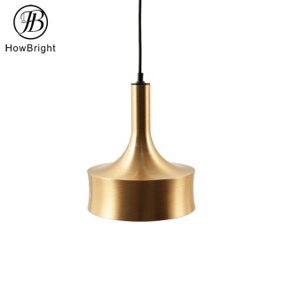 Simple Design Gold Color Corded Pendant Lights For Kitchen