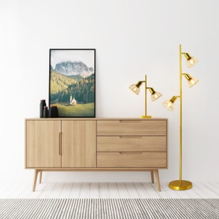 Dinning Room Gold 3 Spot Light Fixture