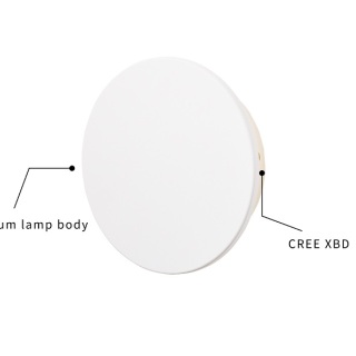 Modern Luxury Interior Aluminum 6W 12W 24W Round LED Wall Lamp