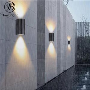Modern Simple Home Two-way Light Black Wall Lamp