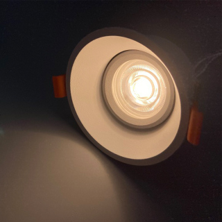 Black Adjustable Ceiling Spotlight Fixture