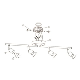 Dining Room And Art Deco Spot Lighting