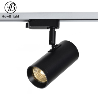 Illuminazione a binario moderna nera per camera da letto interna