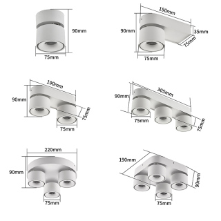 Double Commercial Mini Down Light