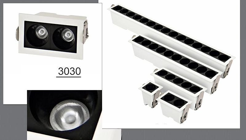 Linear led downlights