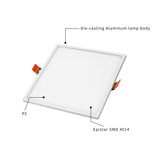 8/16/24/30W Commercial Led Flat Slim Panel Ceiling Decorative Lamp