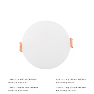 Frameless 18w 36Watt Surface Mounted Led Panel Light