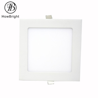 اللون الأبيض 3W / 6W أدى ضوء لوحة مربعة للسقف