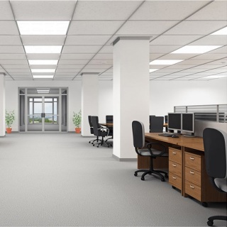 Белый цвет 3В/6В привел квадратную панель для потолка