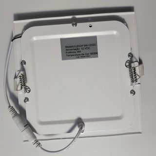 Белый цвет 3В/6В привел квадратную панель для потолка