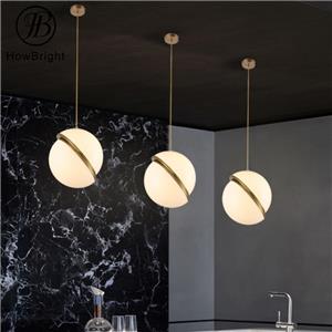 Уникальный дизайнерский подвесной светильник цвета розового золота для прихожей