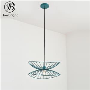 Large Black Feature Industrial Style Mesh Pendant Chandelier