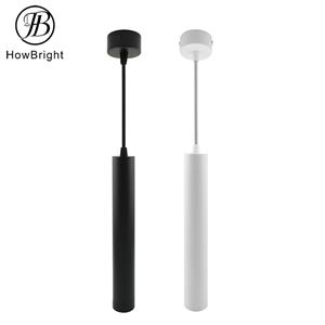 Modern Funky Black Wire Cylinder Pendant Light