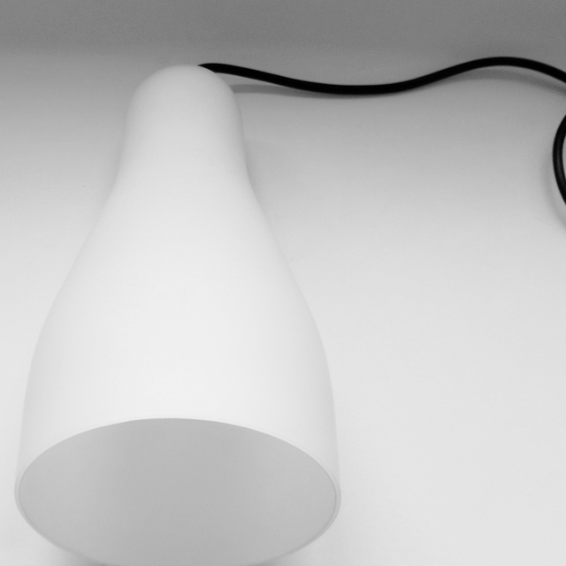 white pendant light shade