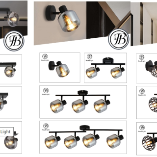 3 Bulb Light Oversized White And Gold Nordic Spotlights