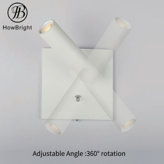 Recessed LED Wall Light with Switch