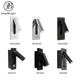 hotel living room bedroom indoor led chrome wall lamp LED Wall light