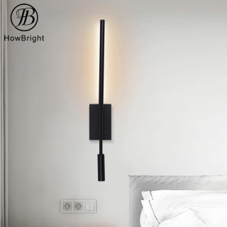 modern home switch wall lamp SMD night lamp 3W 6W LED bedside indoor reading wall lamp for bedroom