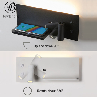 Modern Aluminum LED Reading Wall Lamp