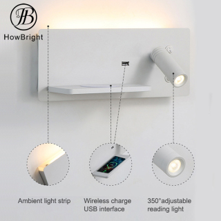 Modern Aluminum LED Reading Wall Lamp
