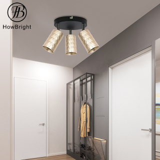Spot en aluminium GU10 monté en surface Lampes GU10 Rail d'éclairage Plafonnier Suspension