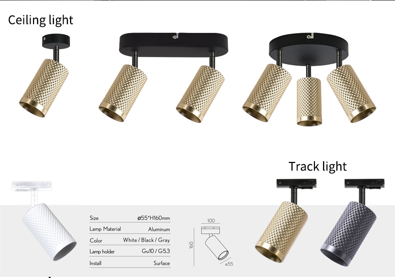 aluminum spot light