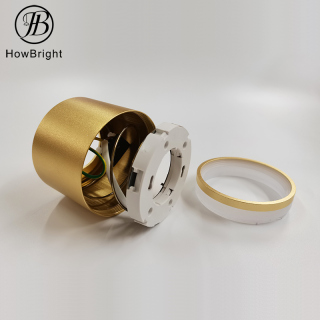 GX53 spot light house fixture ceiling fixing lamp black white gold track light