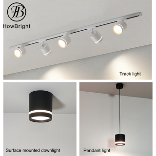 GX53 spot light house fixture ceiling fixing lamp black white gold track light