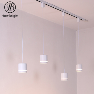 How Bright New Design Ceiling Track Adjustable Surface Mounted Led Light Black White Wall Modern GU10 track lighting house fixture lamp